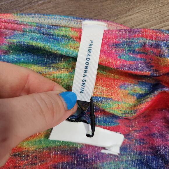 PRIMADONNA Swim Bikini Bottoms M Multicolor Beach Vacation Resortwear Mermaid‎ - Picture 3 of 7